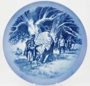 Royal Copenhagen Viking Plate Ancient Danish History Being Recorded - Picture 1 of 2