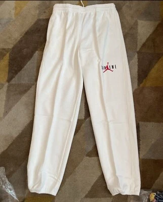 Pantalones deportivos Supreme X Jordan blancos grandes lanzamiento 2015 NUEVO Foto 1 de 4