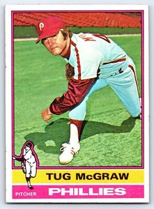 Tarjeta de béisbol 1976 Topps #565 Tug McGraw Philadelphia Phillies - Imagen 1 de 2