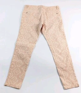 Next Skinny Stretch Peach Jeans Size 16 Petite Waist 35in L28 - Picture 1 of 3