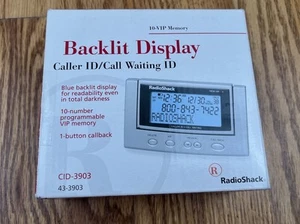 Oryginalny OEM Tandy Radio Shack 43-3903 Identyfikator dzwoniącego Oczekiwanie Podświetlany wyświetlacz Nowy - Zdjęcie 1 z 7