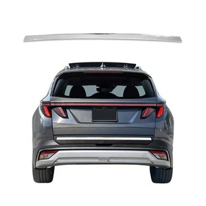 Rear Trunk Molding Trim for Hyundai Tucson 2022-2026 Stainless Steel Silver 1Pc - Picture 1 of 10