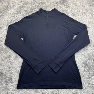 Fabletics Top Damen Large schwarz 1/4-Reißverschluss Stehkragen Performance sportlicher Pullover - Bild 1 von 9
