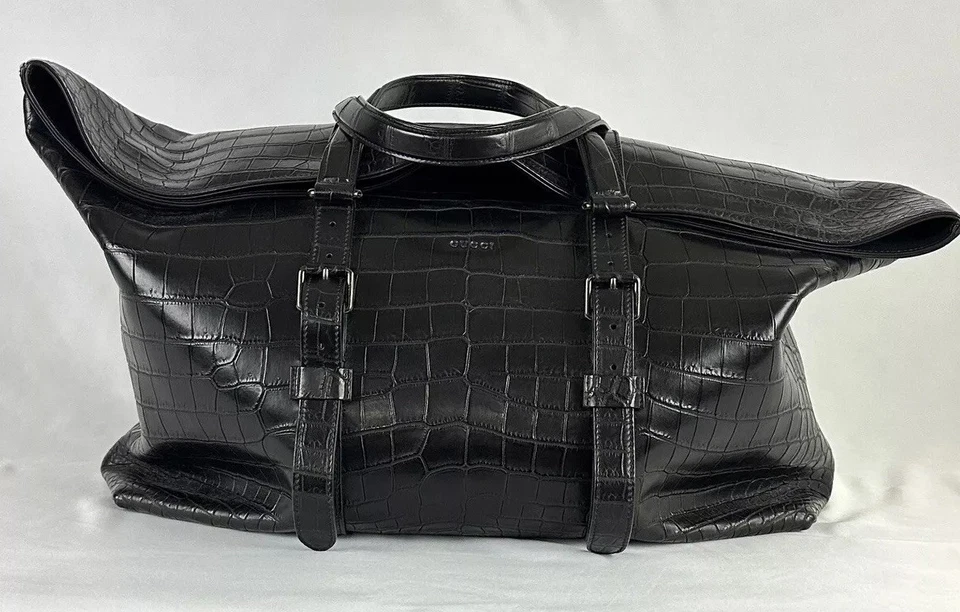 ¡¡Raro!! Exquisita bolsa Gucci cocodrilo nueva con etiquetas - venta al por menor $49,000 Foto 1 de 4