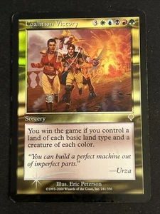 1x Foil Coalition Victory (241) Invasion HP MTG Magic the Gathering x1 MKE - Picture 1 of 9