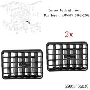 New CENTER DASHBOARD Plastic 2pcs 55063-35030 Black Exterior Door Panels - Picture 1 of 9