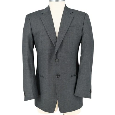 Mani Sport Coat Mens 41R Wool Gray Pinstripe Jacket Blazer Giorgio Armani Vtg - Image 1 of 4