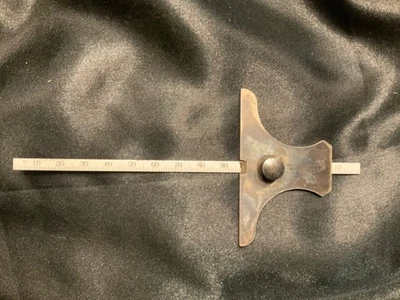 Starrett No. Medidor de profundidad 237 con regla de 15 cm USA Foto 1 de 4