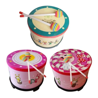 Kids Ground Floor Drum Simple Hand Drum for Performances Parties Festivals - Image 1 of 4