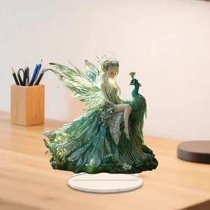 2D Fairy Shaped Sign Home Decor Desktop Ornament for Office Festival Cabinet - Picture 1 of 6