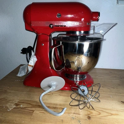 KitchenAid KSM180QHSD, 100 Anos Edição Limitada Queen of Hearts 5 QT Mixer Usado - Imagem 1 de 4