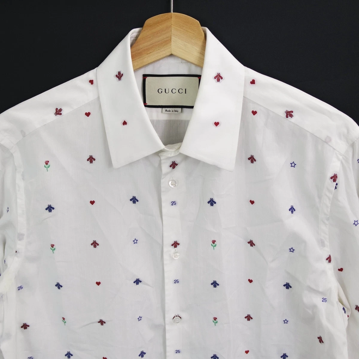 Gucci Long Sleeve White Shirts for Men for sale | eBay