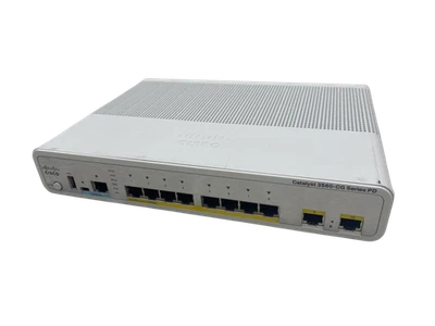 Cisco WS-C3560CPD-8PT-S Catalyst Switch 8-Port PoE - No AC Adapter - Image 1 of 4