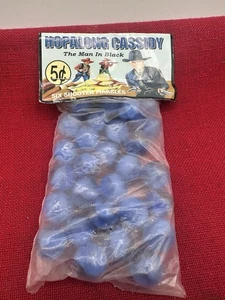 1 Tasche Hopalong Cassidy "The Man in Black" Promo Six Shooter Marbles - Bild 1 von 5