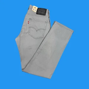 Levis 514 Herren Größe 28x30 gerade Stretch normale Passform grau 5 Taschen Hose - Bild 1 von 24