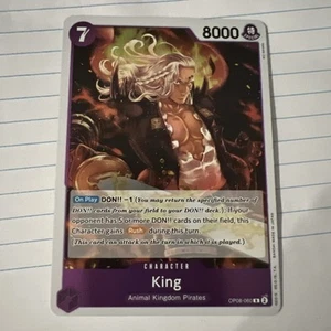 King OP08-060 ONE PIECE Two Legends English FOIL - Picture 1 of 2