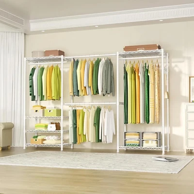 Schwerlast Kleiderständer Kleiderstange Metall Kleiderschrank Garderobenständer - Bild 1 von 4