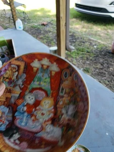 Franklin Mint Bill Bell Limited Edition Whisker Wuv Valentine's Plate CAT LOVERS - Picture 1 of 2