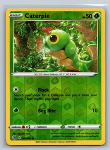 Caterpie Common SWSH08: Fusion Strike 001/264 casi nuevo - Imagen 1 de 1