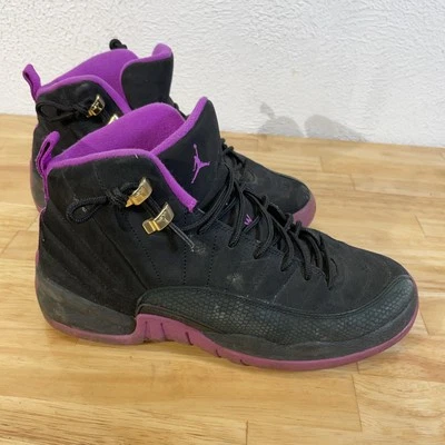 Nike Air Jordan 12 Retro GG Hyper Violet Size 8.5Y - #510815-018 - Image 1 of 4