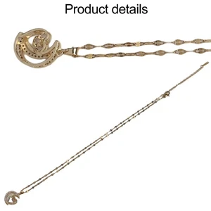 Trendy Dynamic Inlaid Necklace Designed for Effortless Style and Elegance - Picture 1 of 12