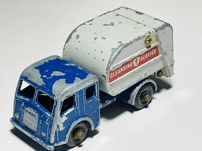 Vintage Matchbox Lesney No. 15 Tippax Refuse Collector Blue England Loose Toy - Image 1 of 4