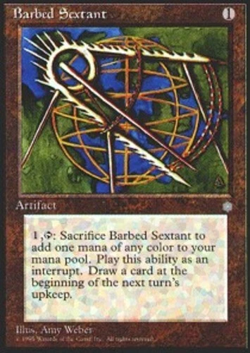 Barbed Sextant ~ Moderately Played Ice Age MTG Magic UltimateMTG Artifact Card - Image 1 of 1