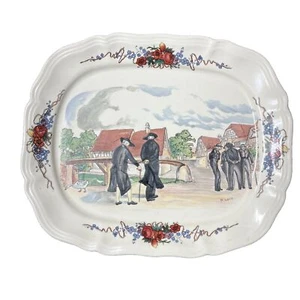 Replacement Sarreguemines Obernai 13" Platter Made in France - Picture 1 of 9