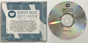 Warner Promo Cd Thompson Twins Chic Clapton Jesus & Mary Chain Simply Red Jah - Imagen 1 de 2