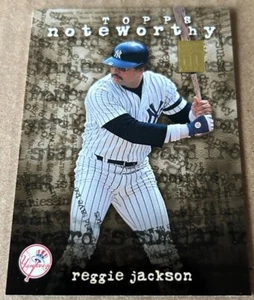REGGIE JACKSON HOF 2001 TOPPS NOTEWORTHY Card #TN38 NM-MT Condition - Picture 1 of 2