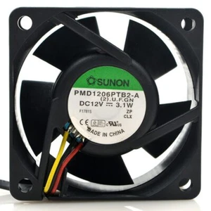 SUNON PMD1206PTB2-A DC 12V 3.1W 6CM 6025 60x60x25mm 3-Lines Cooling Fan - Picture 1 of 2