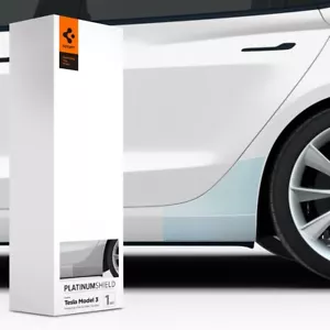 For Tesla Model 3 (2017-2025) | Spigen Platinum Shield Rear Fender Protector - Picture 1 of 14