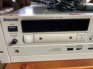 Panasonic SV-3800 Professional Digital Audio Recorder/Player 40 HRS Fully Works - Picture 1 of 20