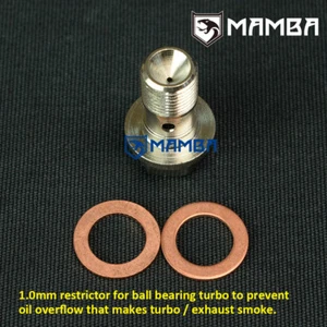 Turbo Oil Feed Banjo Bolt Ford Falcon BA BF XR6 FPV F6 GTX3576R / Prevent Smoke - Picture 1 of 3