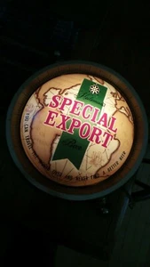 1975 De colección Heileman's cerveza letrero iluminado exportación especial, mundo - Imagen 1 de 5