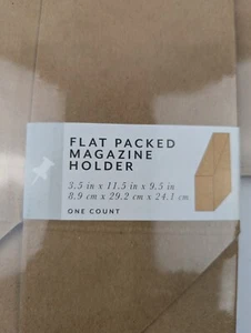 File & Magazine Holder Organizer 2 Pack 3.5"x11.5"x9.5" Cardboard - Picture 1 of 6