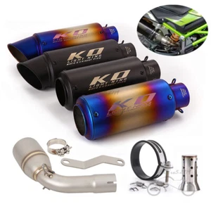 Slip for Benelli TNT 135 2021 2022 2023 Blue Muffler Exhaust Link Pipe System - Bild 1 von 12