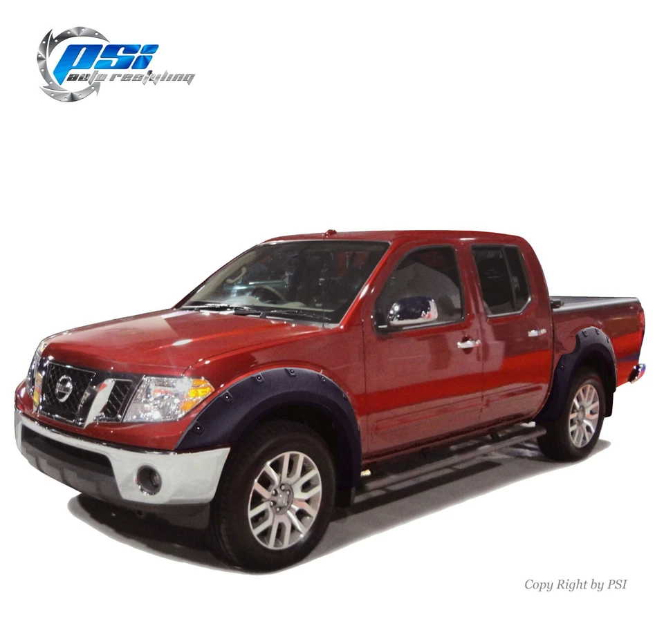Paintable Pop-Out Bolt Fender Flares Fits Nissan Frontier 06-20 ; 5' Bed Only Foto 1 de 3