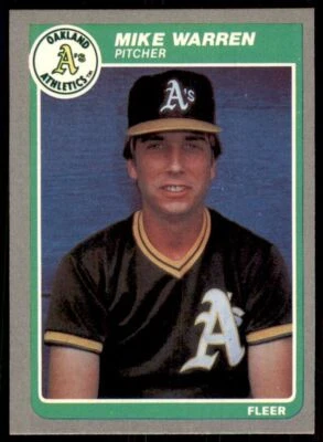 1985 Fleer Mike Warren 104 Baseball Cards #435 - Image 1 of 2