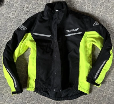 Fly Racing Aurora Jacket Small Hi-Vis/Black Moto Motorcycle - Image 1 of 4