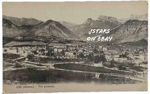 1900s 1910s DIE DROME, FRANCE, VUE GENERALE DIOIS PANORAMIC TOWN VIEW POSTCARD - Picture 1 of 3