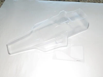 NEW ASC6002 TEAM ASSOCIATED RC10 WORLD'S BUGGY CLEAR BODY SHELL WITH WINDOW MASK - Image 1 of 2