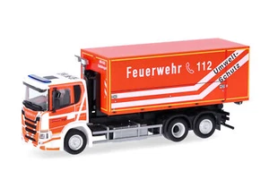 HERPA - SCANIA CG17 6x2 Vigili del fuoco di Fulda - 1/87 - HER097871 - Foto 1 di 5