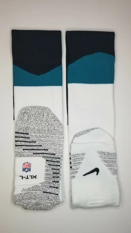New Nike Grip Philadelphia Eagles NFL Football Team Issued Game Socks Size XL T Cover
