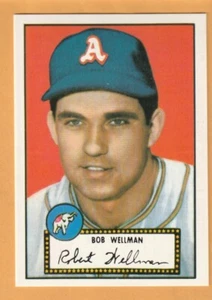 Bob Wellman Philadelphia A's 1983 Topps 1952 Reprint #41 Indiana Hoosiers - Picture 1 of 2