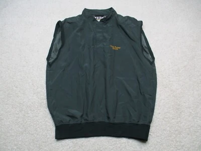 VINTAGE Zero Restriction Vest Mens Medium Green Sleeveless Goldputter Microfiber - Image 1 of 4