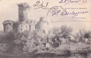France 1902 postcard from Haute-Vienne to Bilbao Castle Architecture (198) - Picture 1 of 2