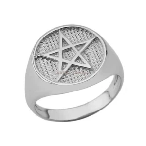 925 Sterling Silver Ring for Men's #1565 - Picture 1 of 3