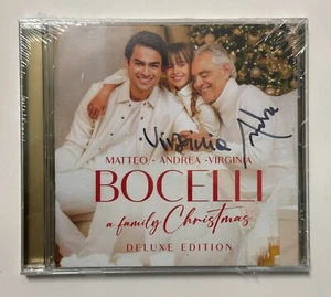 Andrea Bocelli and Virginia - A Family Christmas - CD Album - SIGNED! - Picture 1 of 2