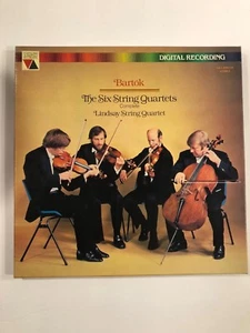 Bartok Six String Quartets Lindsay Vanguard Audiophile 3 LP Vinyl Record Digital - Picture 1 of 1